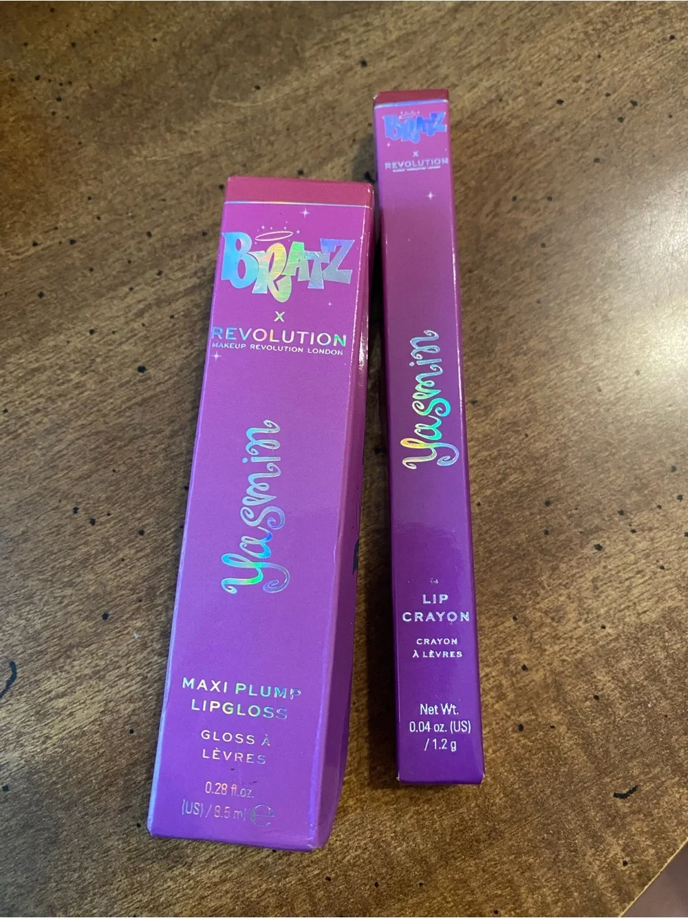 Bratz x Revolution Maxi Plump Lipgloss & Lip Crayon Yasmin- NWT